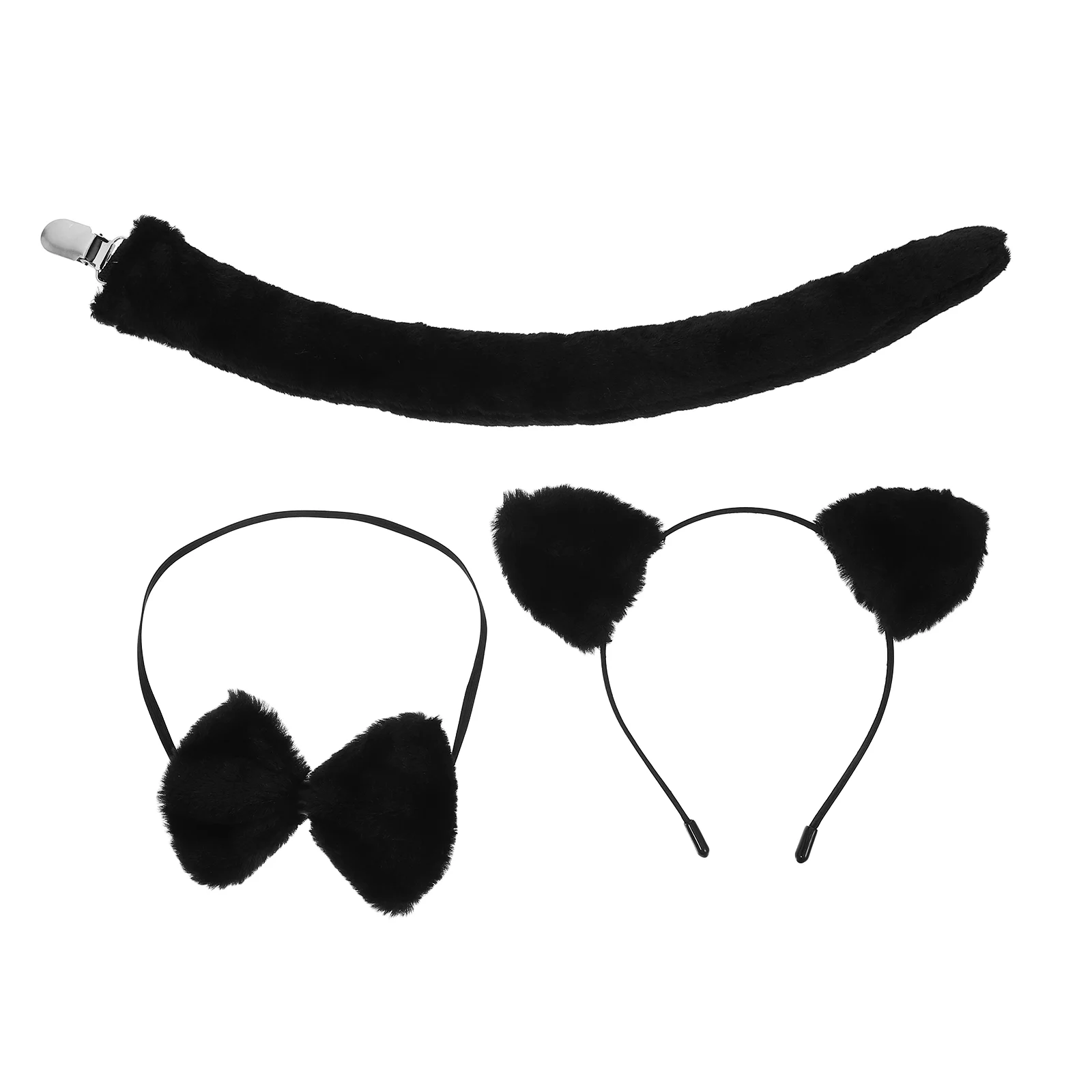 Headgear Cat Ears Headband Woman Halloween Costume Accessories Iron Tail for Women Adult
Headgear Cat Ears Headband Woman Halloween Costume Accessories Iron Tail for Women Adult