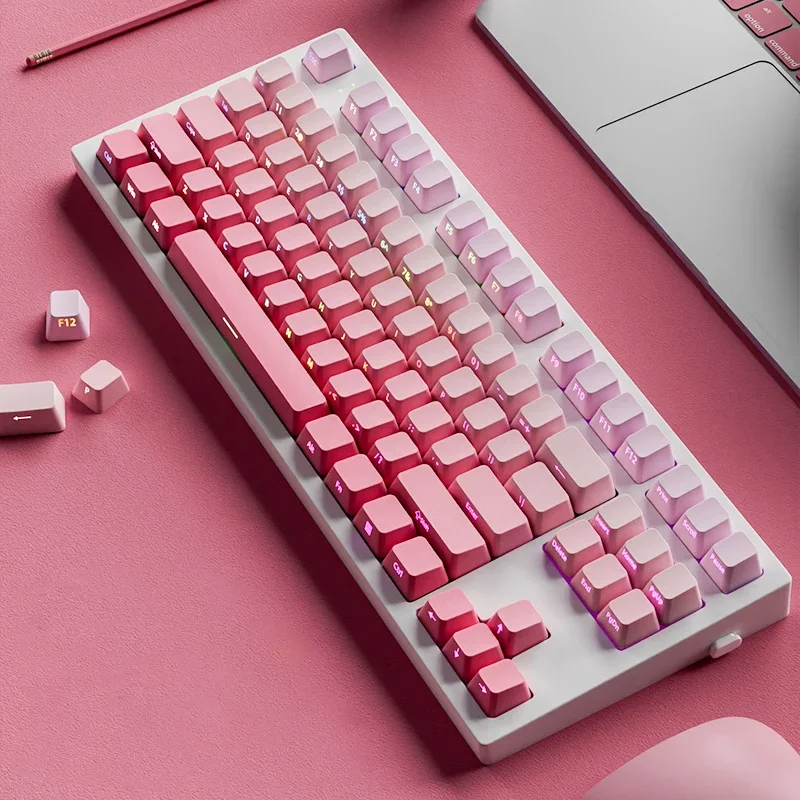 Градиентные розовые колпачки для клавиш Cherry Profile с двойным выстрелом, колпачки для клавиш из ПБТ с боковой печатью и RGB-подсветкой, 135 клавиш для геймерской клавиатуры Cherry MX Switch
Градиентные розовые колпачки для клавиш Cherry Profile с двойным выстрелом, колпачки для клавиш из ПБТ с боковой печатью и RGB-подсветкой, 135 клавиш для геймерской клавиатуры Cherry MX Switch
