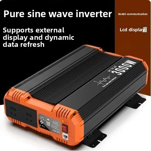 Pure Sine Wave Power Inverter 12V/24V/48V to 220V/230V with LCD Display for Home Camping RV Car Accessory
Pure Sine Wave Power Inverter 12V/24V/48V to 220V/230V with LCD Display for Home Camping RV Car Accessory