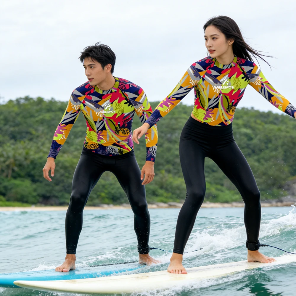 Surfing Men's and Women's Long Sleeve Shirt Sailing Top Wear UPF50+ Rash Guard Surf Swim Beach Wear for Water Sport Fishing Tour
Surfing Men's and Women's Long Sleeve Shirt Sailing Top Wear UPF50+ Rash Guard Surf Swim Beach Wear for Water Sport Fishing Tour
