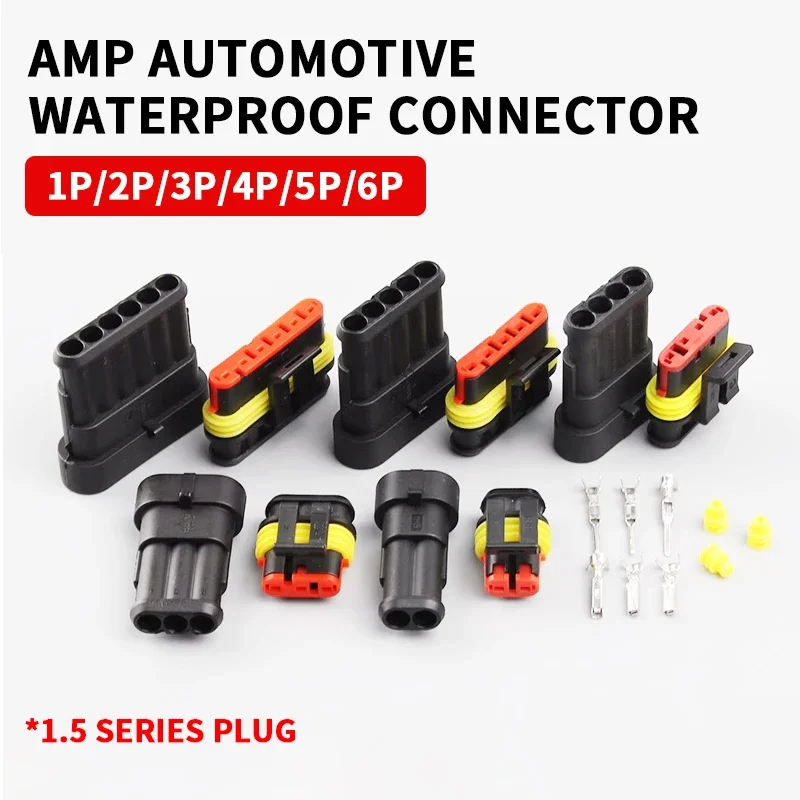 1.5 Series AMP Type Vehicle Sensor Waterproof Male&Female 1/2/3/4/5/6P Automotive Connector Plug Terminals Truck
1.5 Series AMP Type Vehicle Sensor Waterproof Male&Female 1/2/3/4/5/6P Automotive Connector Plug Terminals Truck