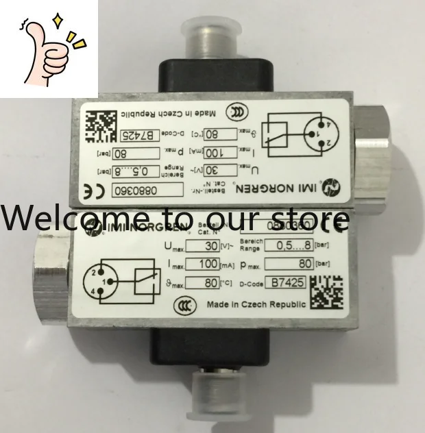 0880360 Norgren Pressure Switch, Norgren Pressure Sensor
0880360 Norgren Pressure Switch, Norgren Pressure Sensor