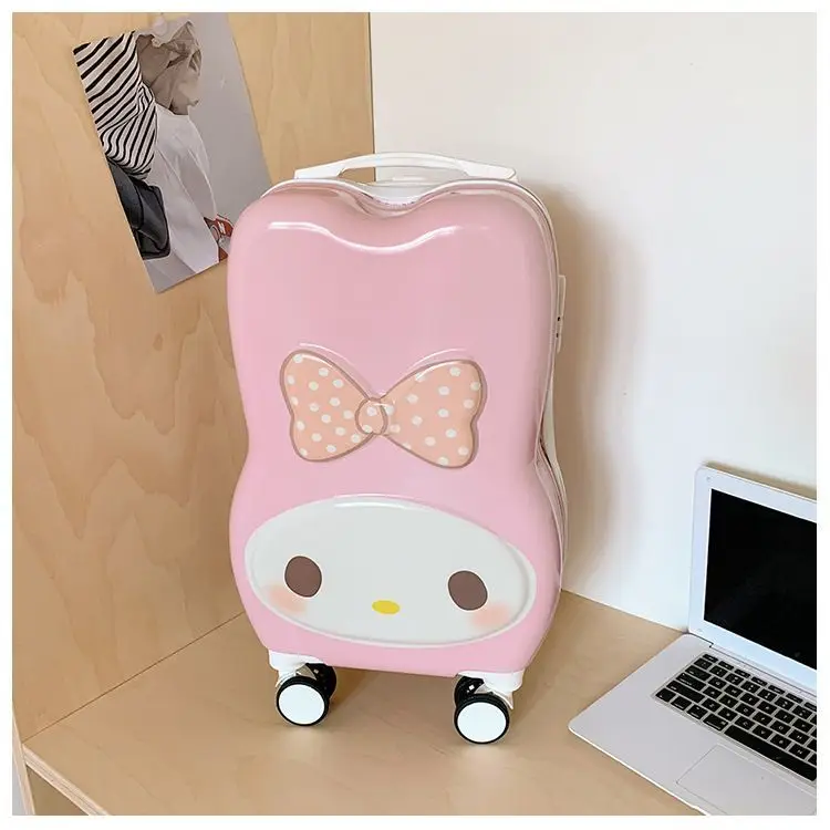 Kawaii Sanrio Melody Hangyodon 20 Inch Trolley Luggage Cute Large Capacity Student Travel Password Carry-on Suitcase Girls Gifts
Kawaii Sanrio Melody Hangyodon 20 Inch Trolley Luggage Cute Large Capacity Student Travel Password Carry-on Suitcase Girls Gifts