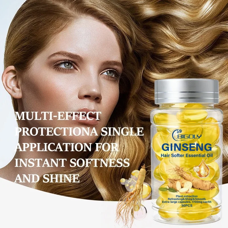 1 Bottle Contains 30 Capsules of Fragrant Hair Care Essential Oil, Which Moisturizes and Tames Frizz, Leaving Hair Feeling Fresh and Non-Greasy, Easy to Absorb, with a Shiny, Soft, and Lightweight Finish
1 Bottle Contains 30 Capsules of Fragrant Hair Care Essential Oil, Which Moisturizes and Tames Frizz, Leaving Hair Feeling Fresh and Non-Greasy, Easy to Absorb, with a Shiny, Soft, and Lightweight Finish