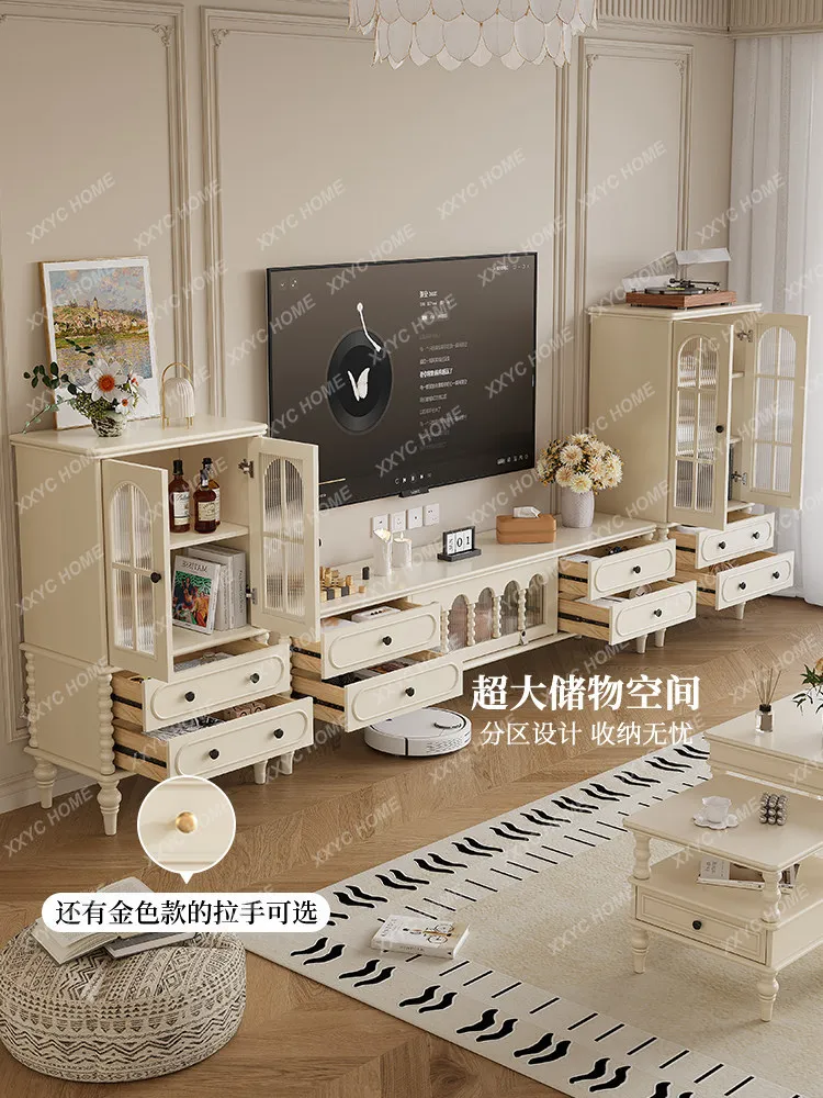 L cream wind all solid wood TV cabinet living room wall storage cabinet square retractable coffee table
L cream wind all solid wood TV cabinet living room wall storage cabinet square retractable coffee table