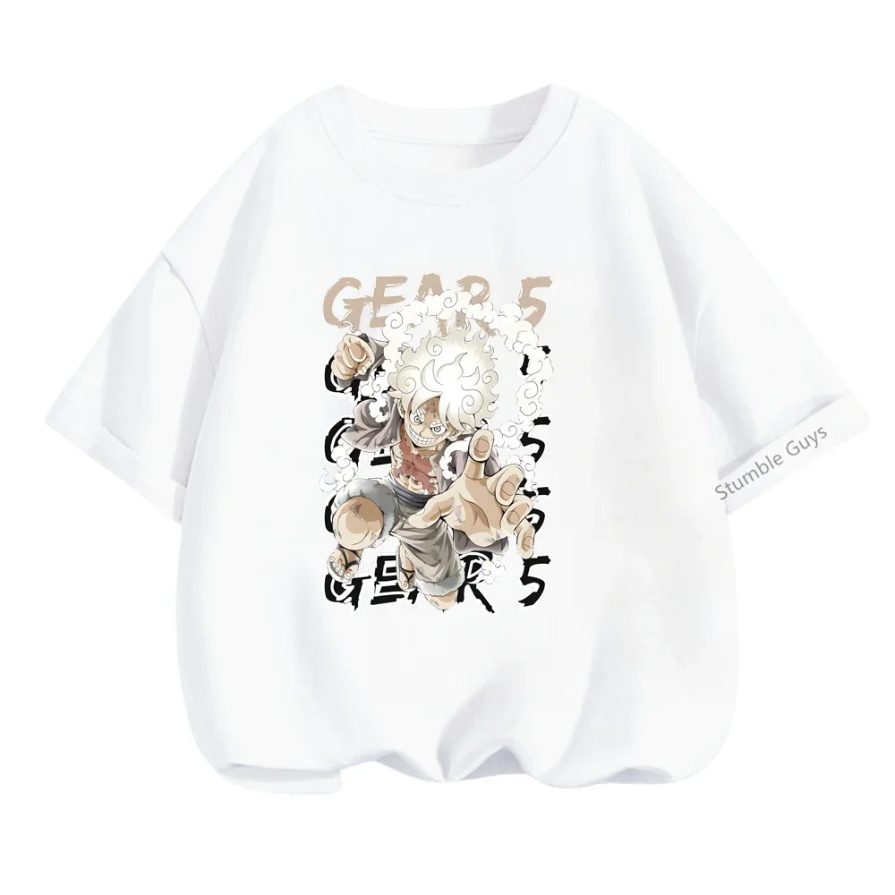 Children One Piece T-Shirt Monkey D Luffy Cool Pose Print Loose Short Sleeve Lightweight Casual Anime Tops Boys Girls
Children One Piece T-Shirt Monkey D Luffy Cool Pose Print Loose Short Sleeve Lightweight Casual Anime Tops Boys Girls