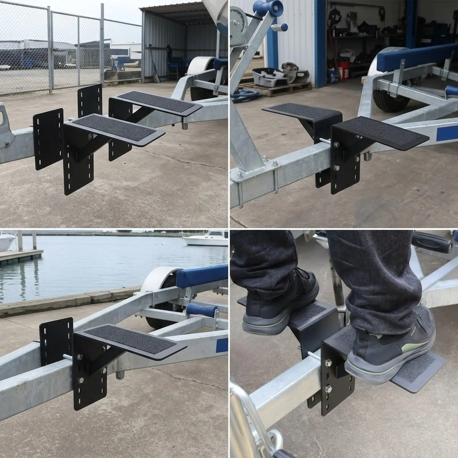 Marine Trailer Step Bracket Non Slip Steel Plate Spare Part Fixing Accessories for Yacht Boat Cart Enhanced Stability
Marine Trailer Step Bracket Non Slip Steel Plate Spare Part Fixing Accessories for Yacht Boat Cart Enhanced Stability