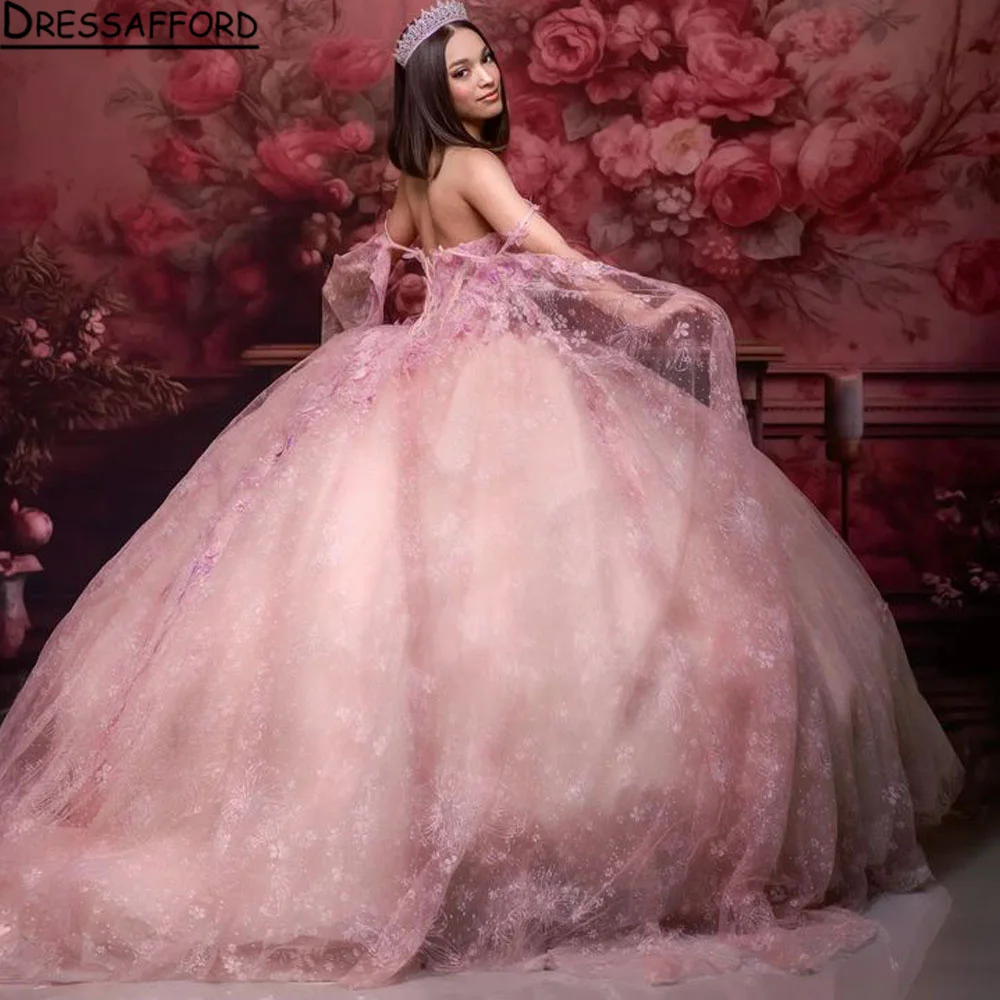 Pink Quinceanera Dresses Sweetheart Off Shoulder Princess Sweet 15 16 Years Old Birthday Prom Party Gown Backless Gala Gift
Pink Quinceanera Dresses Sweetheart Off Shoulder Princess Sweet 15 16 Years Old Birthday Prom Party Gown Backless Gala Gift