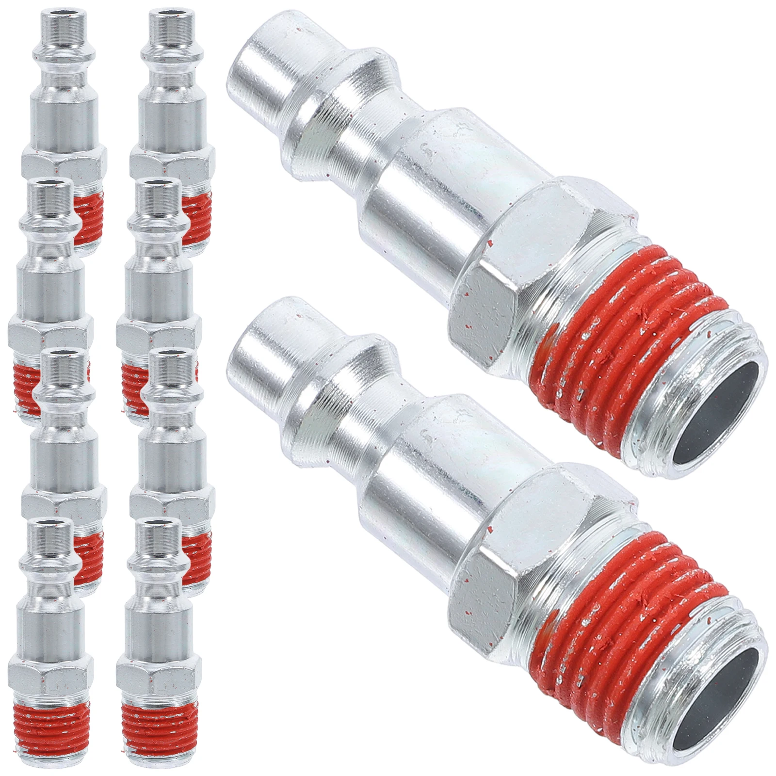 10pcs External Thread Insert Fittings NPT Male Plug Air Compressor Parts Hose Repair Kit Quick Connect Metal Adapter Pneumatic
10pcs External Thread Insert Fittings NPT Male Plug Air Compressor Parts Hose Repair Kit Quick Connect Metal Adapter Pneumatic