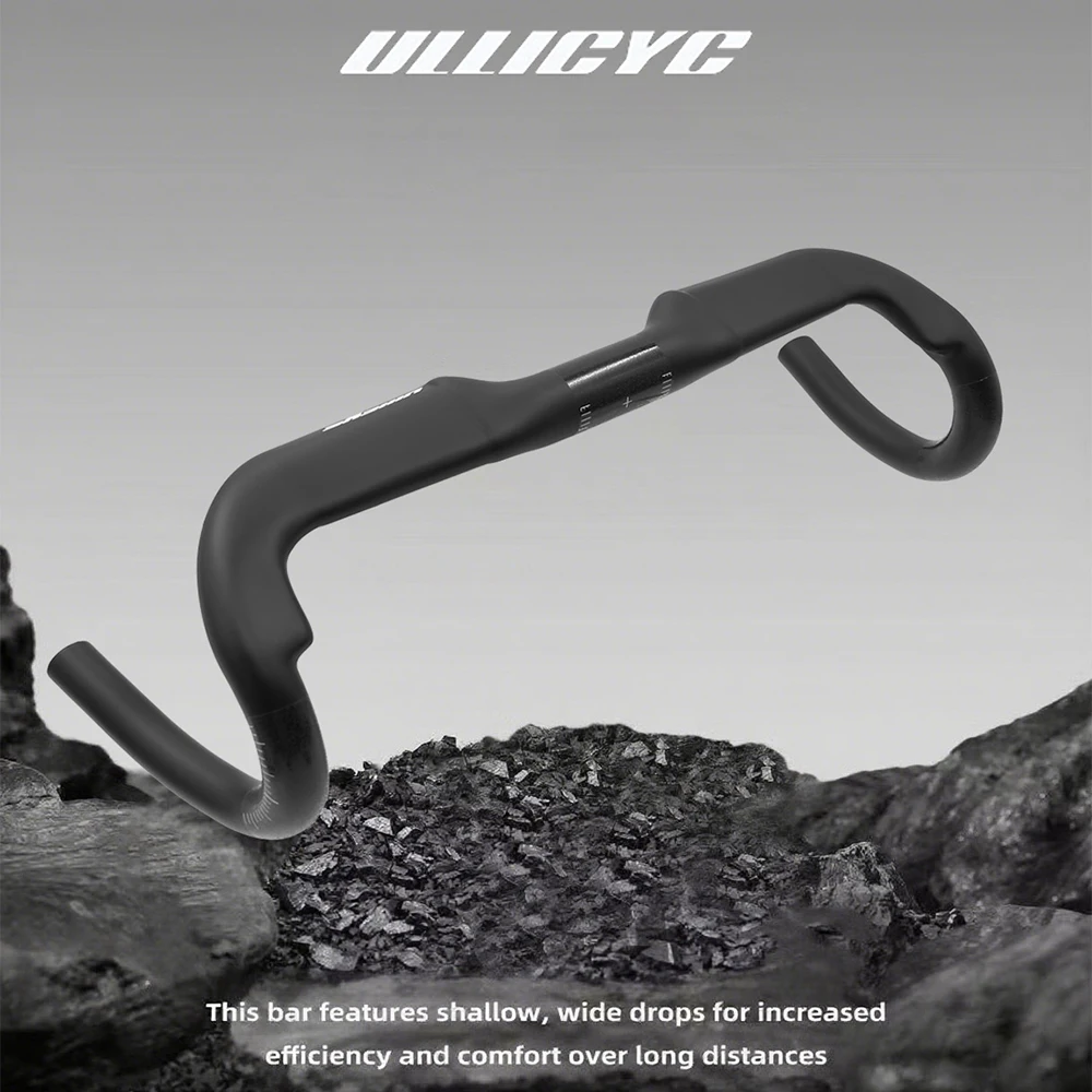 ULLICYC Gravel Handlebar T1000 Carbon 340mm Black Matt Half Internal Routing Road Bicycle HandleBar Off-road Cycling
ULLICYC Gravel Handlebar T1000 Carbon 340mm Black Matt Half Internal Routing Road Bicycle HandleBar Off-road Cycling