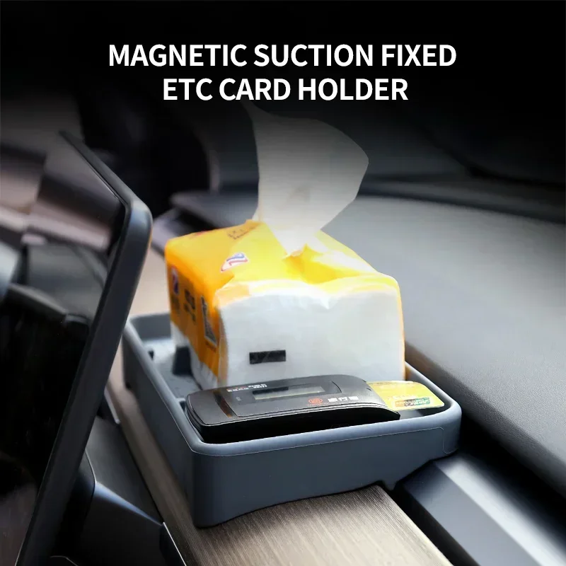 Magnetic Hidden Tray Dashboard Storage Box Silicone Tissue Glasses Key Storage Case Auto Storage Panel for Tesla Model 3 Model Y
Magnetic Hidden Tray Dashboard Storage Box Silicone Tissue Glasses Key Storage Case Auto Storage Panel for Tesla Model 3 Model Y