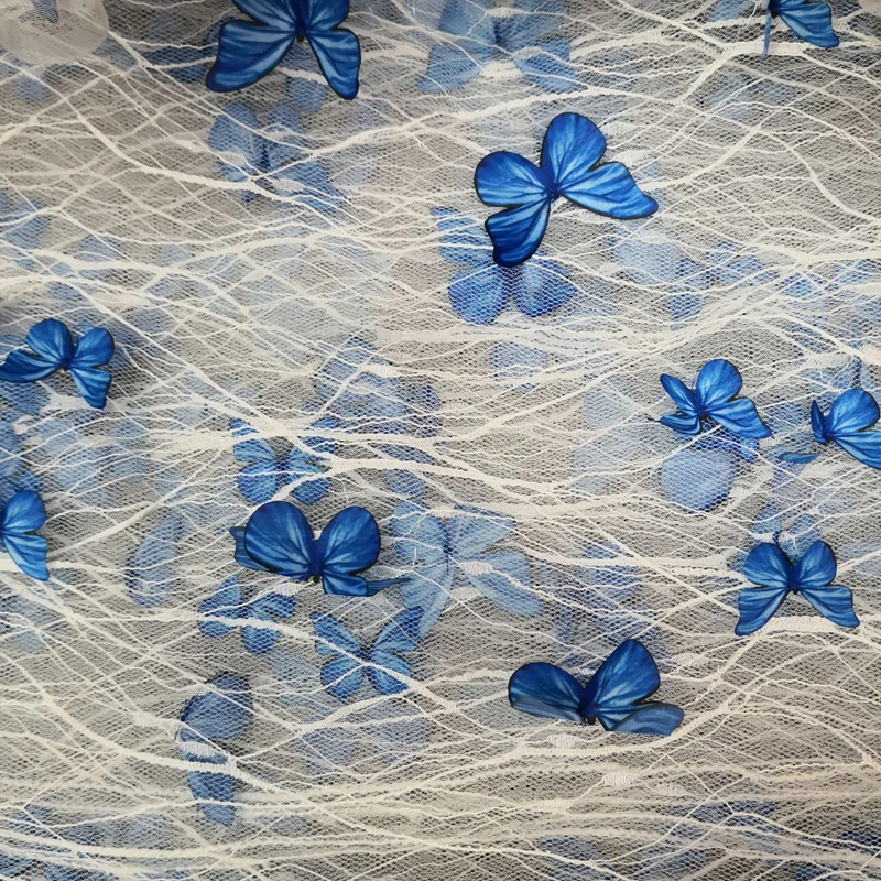 Three Dimensional Colorful Butterfly Mesh Embroidery Fabric, Handmade Accessories, Formal Dress Wedding Dress Embroidery Fabric
Three Dimensional Colorful Butterfly Mesh Embroidery Fabric, Handmade Accessories, Formal Dress Wedding Dress Embroidery Fabric