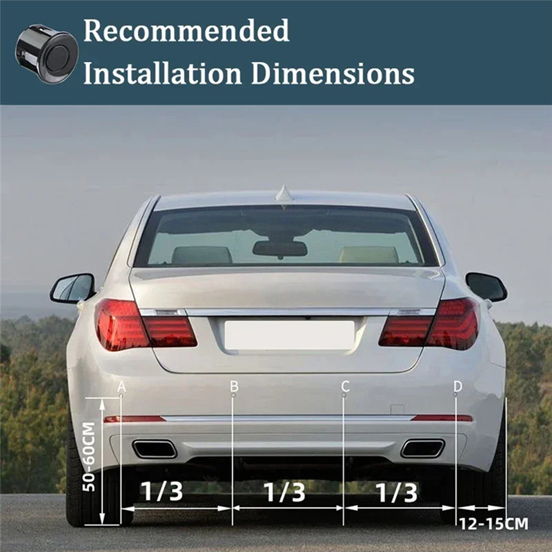 4 Sensors Reverse LED Monitor 22Mm Car Parking Sensor Kit Auto Parktronic Radar Detector System Backlight Display
4 Sensors Reverse LED Monitor 22Mm Car Parking Sensor Kit Auto Parktronic Radar Detector System Backlight Display