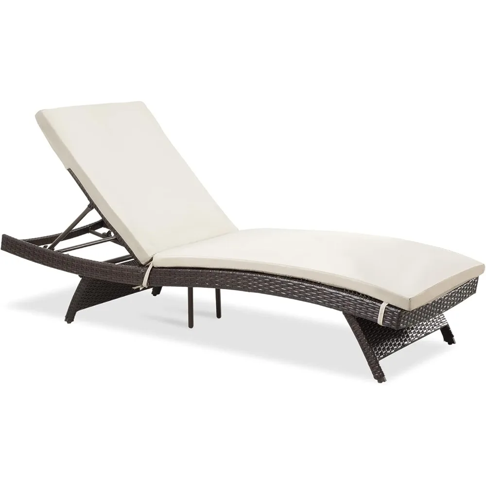 Patio Chaise Lounge Set 1 Piece, Patio Lounge Chair with Adjustable Backrest and Removable Cushion, Outdoor Pool Lounge Chair S
Patio Chaise Lounge Set 1 Piece, Patio Lounge Chair with Adjustable Backrest and Removable Cushion, Outdoor Pool Lounge Chair S