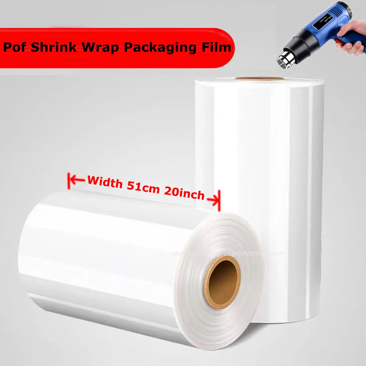 Pof Shrink Wrap Packaging Width 51cm 20inch Thermal Packaging Rolls Heat Shrinkable Film Retractable Film Shrink Wrap Bags
Pof Shrink Wrap Packaging Width 51cm 20inch Thermal Packaging Rolls Heat Shrinkable Film Retractable Film Shrink Wrap Bags