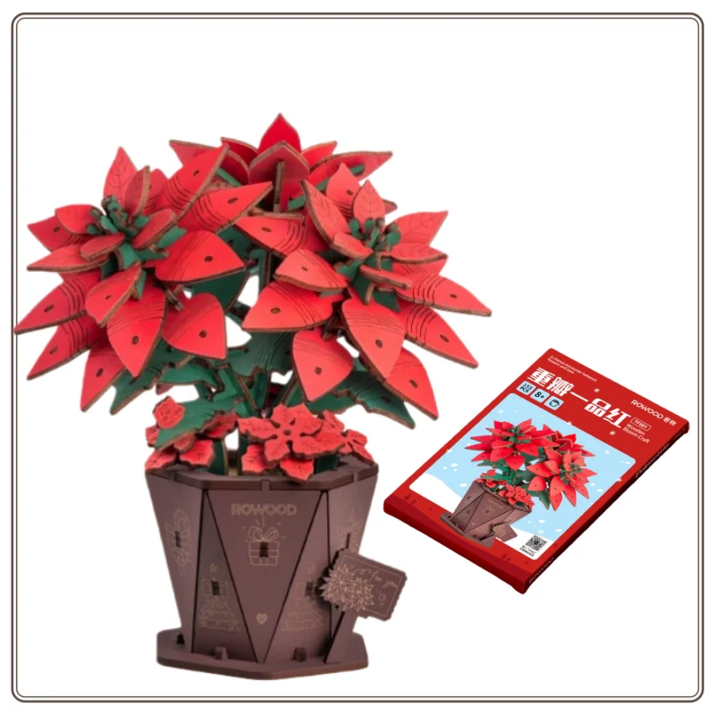 Новый Rolife Woodcraft цветок Рождество двойной лепесток DIY строительные блоки ручной работы цветок головоломка 3D подарок оригинал на складе
Новый Rolife Woodcraft цветок Рождество двойной лепесток DIY строительные блоки ручной работы цветок головоломка 3D подарок оригинал на складе