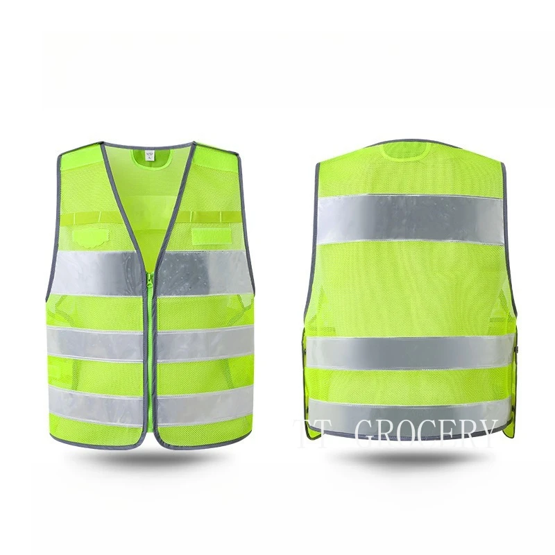 Protective Safety Garments Durable Reflective Breathable Apparel for Construction Hazardous Work Sites Safety Warning Vest 
Protective Safety Garments Durable Reflective Breathable Apparel for Construction Hazardous Work Sites Safety Warning Vest