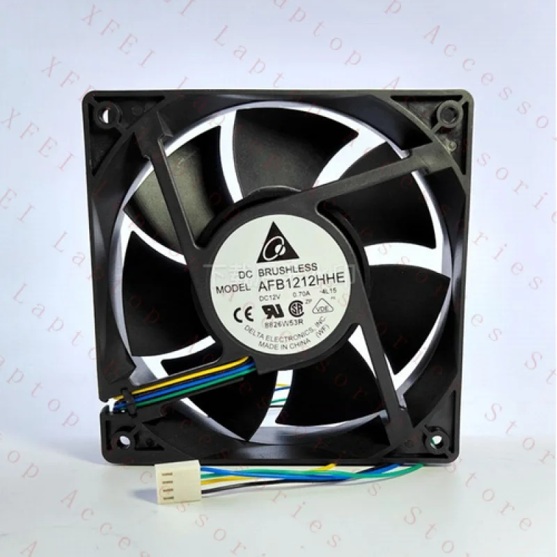 F для Delta AFB1212HHE DC12V 0,70A 12038 12 см 4-проводной инверторный охлаждающий вентилятор с ШИМ
F для Delta AFB1212HHE DC12V 0,70A 12038 12 см 4-проводной инверторный охлаждающий вентилятор с ШИМ