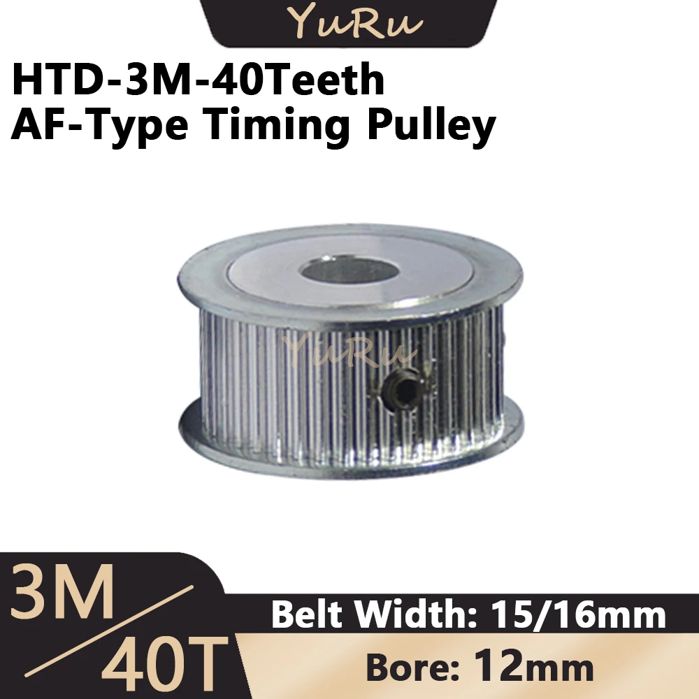 1/5PCS HTD3M 40teeth Timing Pulley 3M AF-Type Idler Bore 12mm Belt Width 15 16mm 40T 3M Synchronous wheel 40 Teeth Belt Pulley
1/5PCS HTD3M 40teeth Timing Pulley 3M AF-Type Idler Bore 12mm Belt Width 15 16mm 40T 3M Synchronous wheel 40 Teeth Belt Pulley