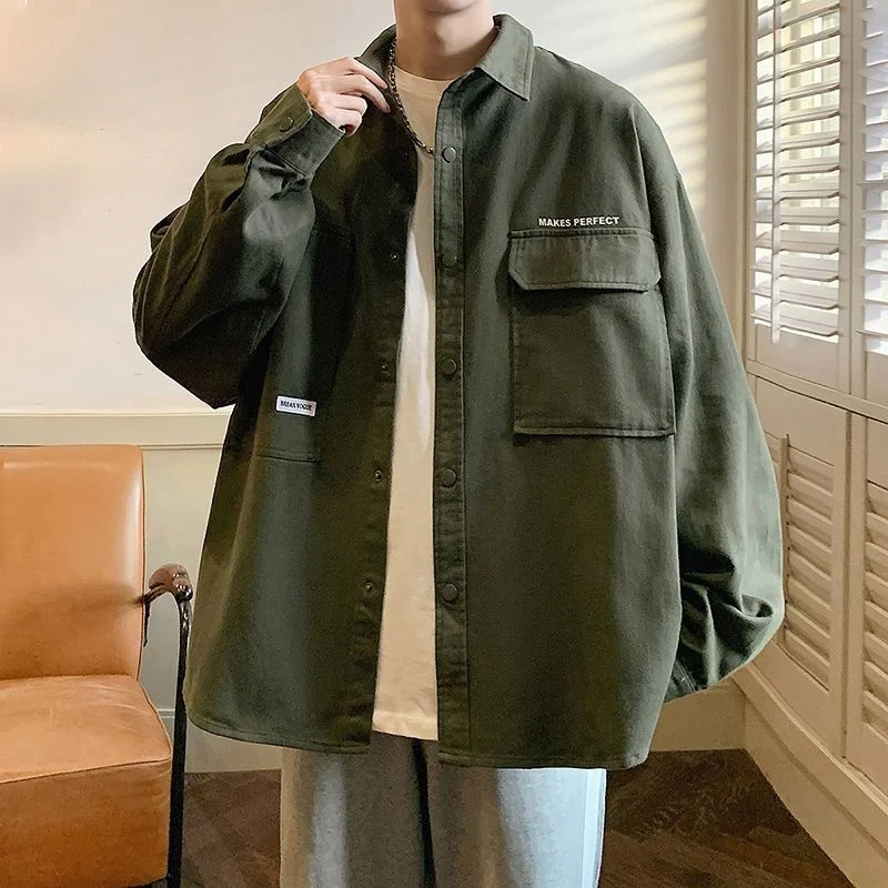 Высококачественная мужская одежда irt Jaet, весенний сезон для подростков, новая рабочая одежда, открытый кардиган, повседневная верхняя одежда из Гонконга
Высококачественная мужская одежда irt Jaet, весенний сезон для подростков, новая рабочая одежда, открытый кардиган, повседневная верхняя одежда из Гонконга