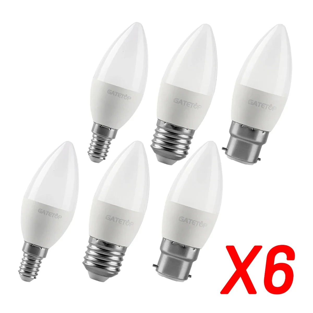 6 шт. 220 В E27/E14/B22 светодиодные лампы-свечи, 3-7 Вт, высокая яркость, энергосбережение для люстр, настенных/стольных/торговых ламп и домашнего декора
6 шт. 220 В E27/E14/B22 светодиодные лампы-свечи, 3-7 Вт, высокая яркость, энергосбережение для люстр, настенных/стольных/торговых ламп и домашнего декора
