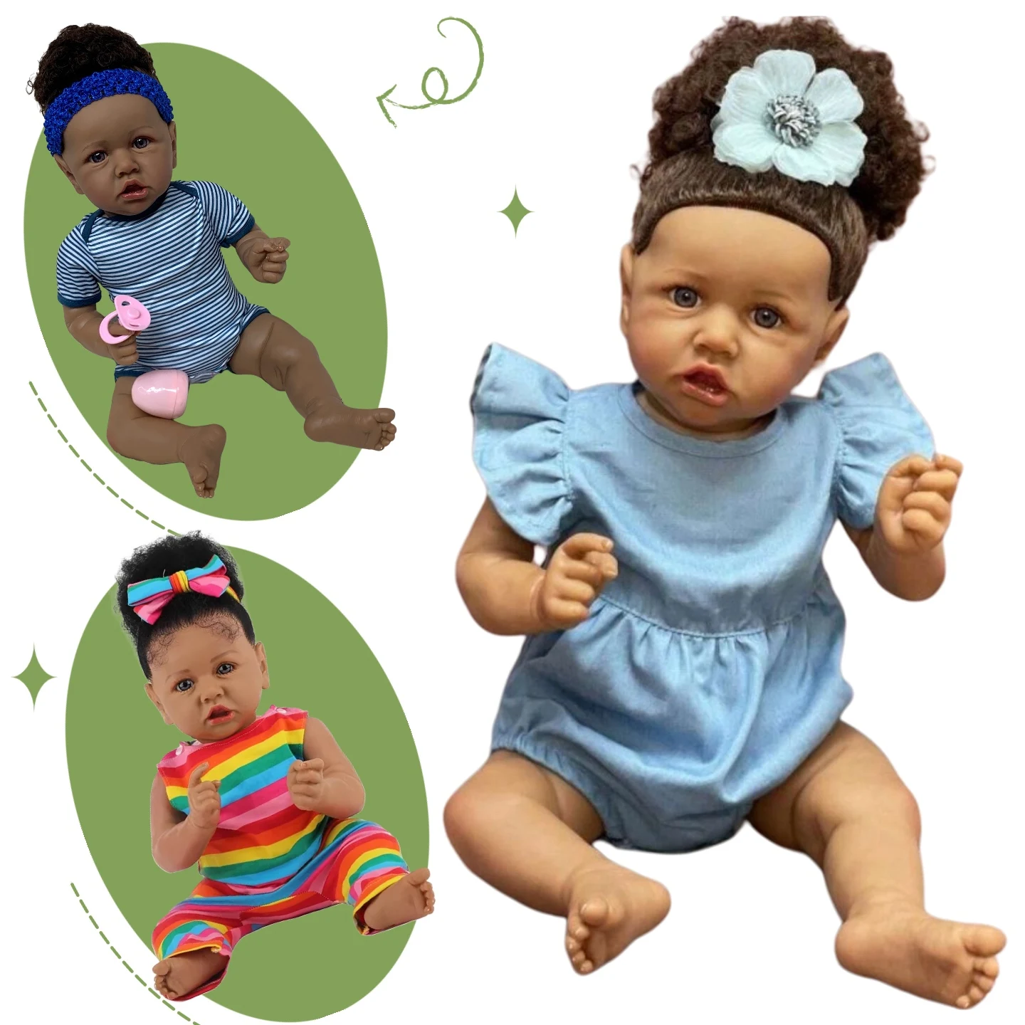20-дюймовые куклы Saskia Bebê Reborn, окрашенные куклы для новорожденных с укорененными волосами, игрушки для детей, подарок Reborn bonecas
20-дюймовые куклы Saskia Bebê Reborn, окрашенные куклы для новорожденных с укорененными волосами, игрушки для детей, подарок Reborn bonecas
