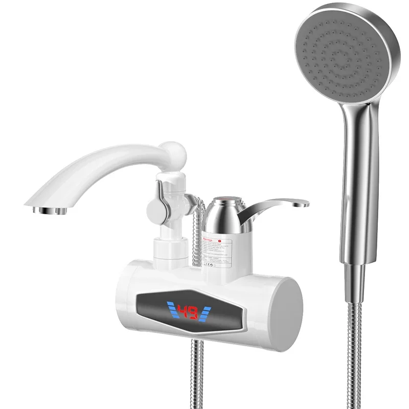 3Seconds Instant Tankless Electric Hot Water Heater Faucet Bathroom Fast Heating Tap Water Faucet With LED Digital Display
3Seconds Instant Tankless Electric Hot Water Heater Faucet Bathroom Fast Heating Tap Water Faucet With LED Digital Display