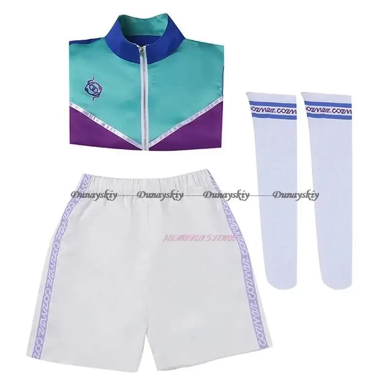 ss23Sports Suit Paradox Live Cozmez Cosplay Costume Nayuta Yatonokami Halloween Carnival Coat Shorts Stocking Adult Women Top
ss23Sports Suit Paradox Live Cozmez Cosplay Costume Nayuta Yatonokami Halloween Carnival Coat Shorts Stocking Adult Women Top