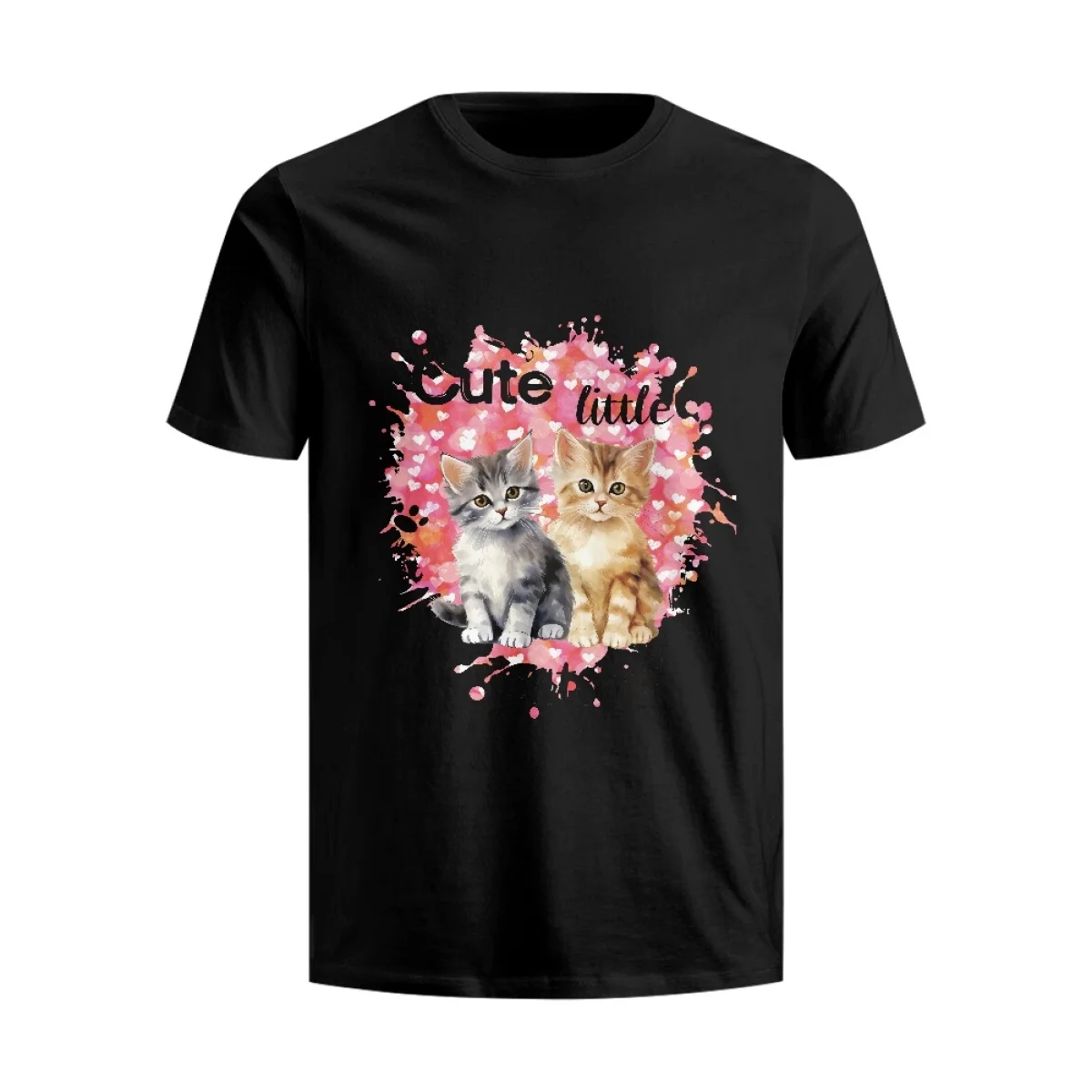 Hycool Cute Little Cat Print Shirt Classic Round Neck Short Sleeve Cotton T-shirts for Men Tee Top Fresh Classic Basic Tshirt
Hycool Cute Little Cat Print Shirt Classic Round Neck Short Sleeve Cotton T-shirts for Men Tee Top Fresh Classic Basic Tshirt
