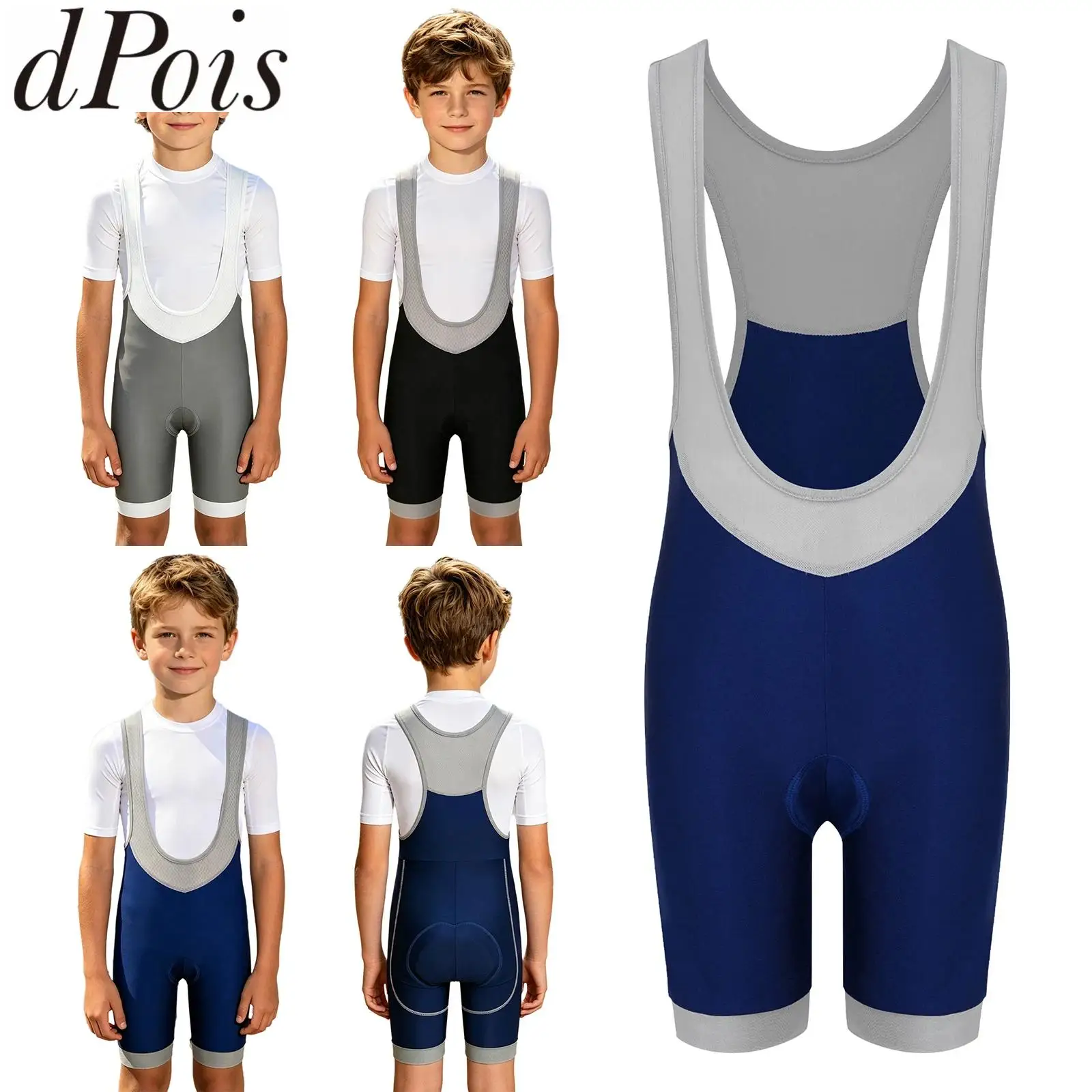Kids Boys Girls Padded Cycling Jumpsuit Mesh Patchwork Bodysuit Deep U Neck Sleeveless Thigh Length Leotard for Sports Training
Kids Boys Girls Padded Cycling Jumpsuit Mesh Patchwork Bodysuit Deep U Neck Sleeveless Thigh Length Leotard for Sports Training