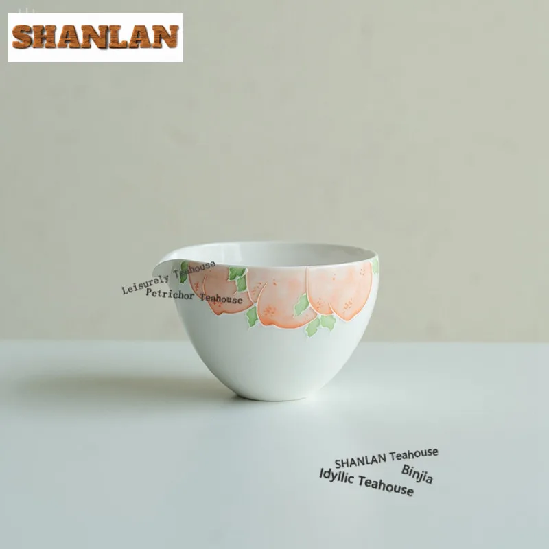 180ml Hand Painted Longevity Peach Tea Pitcher Pour Tea Cha Hai Dispenser Household Justice Cup Fair Mug Drinkware Supplie Craft
180ml Hand Painted Longevity Peach Tea Pitcher Pour Tea Cha Hai Dispenser Household Justice Cup Fair Mug Drinkware Supplie Craft