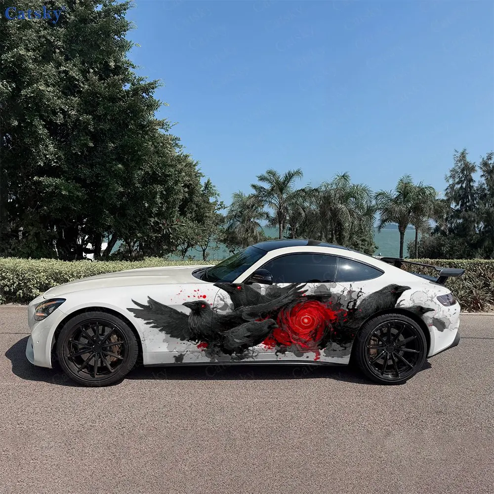 2pcs Splatter Raven Car Side Wraps, Self-Adhesive PVC Waterproof & Scratch-Resistant Stickers, Car Accessory Gift
2pcs Splatter Raven Car Side Wraps, Self-Adhesive PVC Waterproof & Scratch-Resistant Stickers, Car Accessory Gift