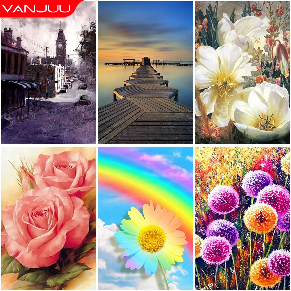 Flowers 5D Diamond Painting Rainbow Flowers Diamond Painting Mosaic Full Drill Diamond Embroidery Painting Home Decor
Flowers 5D Diamond Painting Rainbow Flowers Diamond Painting Mosaic Full Drill Diamond Embroidery Painting Home Decor