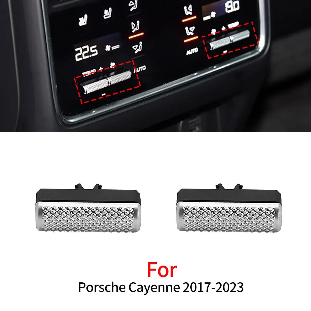 Car Front Rear Air conditioning control switch button Accessory Replacement For Porsche Cayenee 971 2017-2024
Car Front Rear Air conditioning control switch button Accessory Replacement For Porsche Cayenee 971 2017-2024