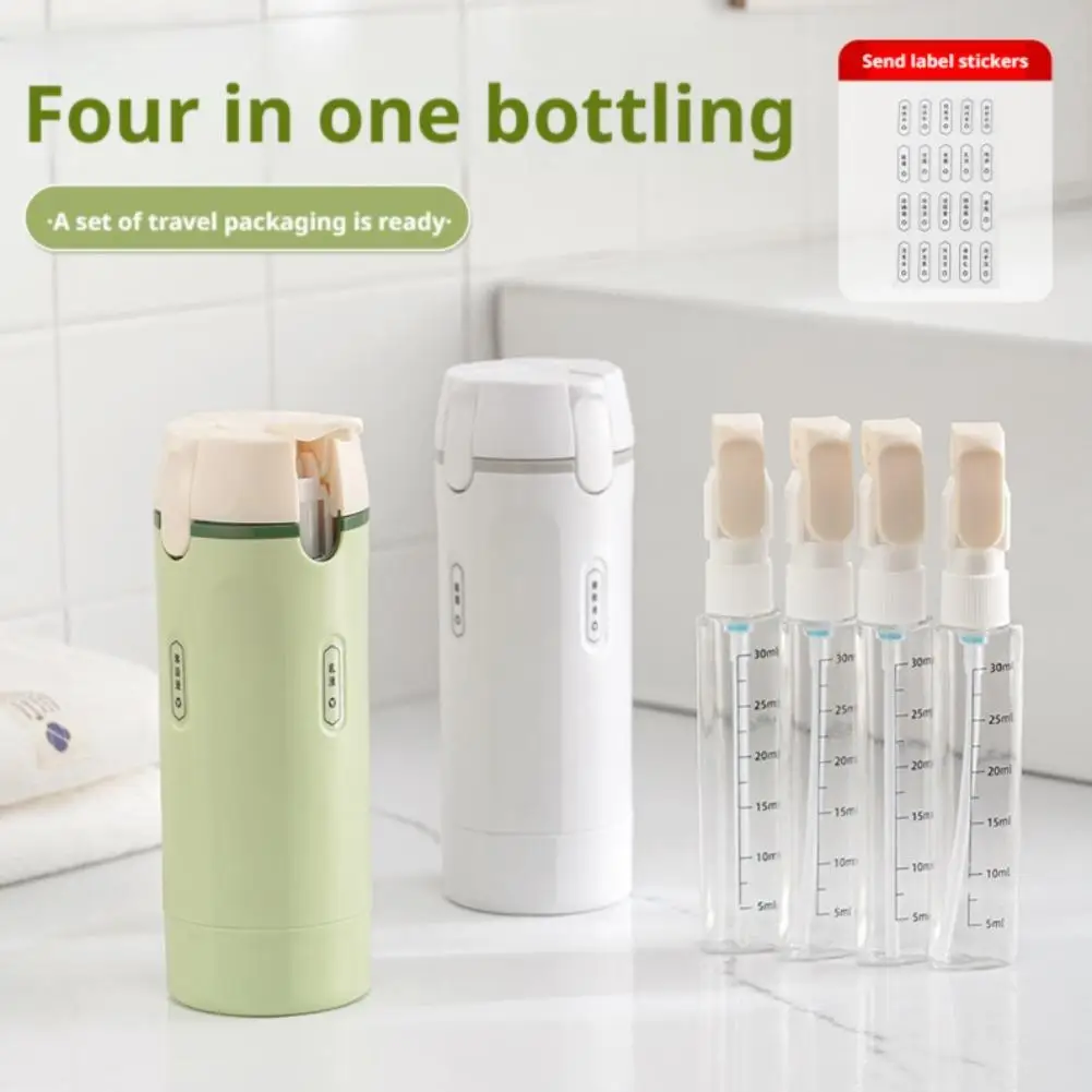 Набор портативных герметичных флаконов 4-в-1 для путешествий: для шампуня, туалетных принадлежностей, геля для душа, косметики, с дозатором
Набор портативных герметичных флаконов 4-в-1 для путешествий: для шампуня, туалетных принадлежностей, геля для душа, косметики, с дозатором