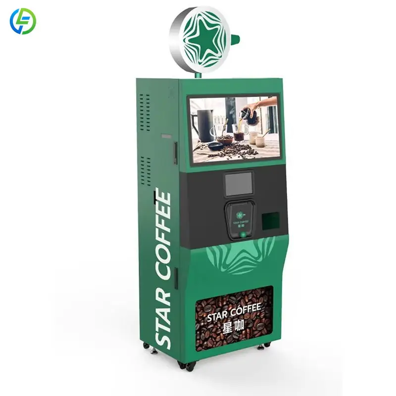 Customized Fresh Bean To Cup Coffee Vending Machine With Coin Credit Card Token Payment System For Office Hotel Public Place
Customized Fresh Bean To Cup Coffee Vending Machine With Coin Credit Card Token Payment System For Office Hotel Public Place