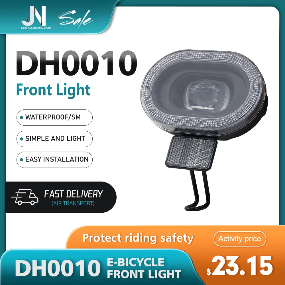 E-Bike Headlights12V -48V DH010 Electric Bike Scooter LED With Horn Front Light High Brightness Night Safe Riding Accessories
E-Bike Headlights12V -48V DH010 Electric Bike Scooter LED With Horn Front Light High Brightness Night Safe Riding Accessories