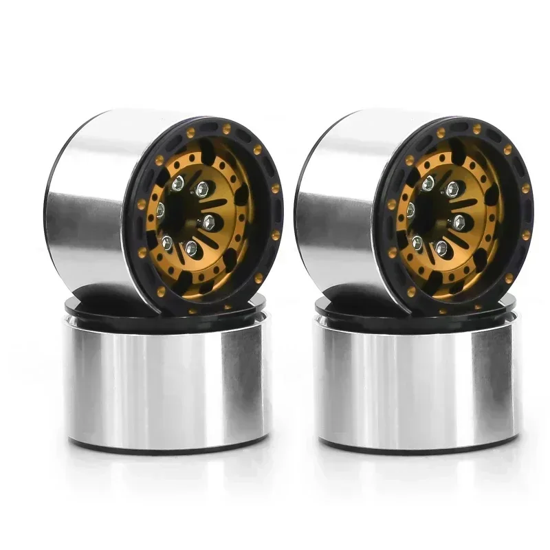 4pcs 1.0" Beadlock Wheel Rim Deep Dish Stamped Steel Hub for 1/18 1/24 RC Crawler Car Axial SCX24 AX24 TRX4M FMS FCX24 Upgrades
4pcs 1.0" Beadlock Wheel Rim Deep Dish Stamped Steel Hub for 1/18 1/24 RC Crawler Car Axial SCX24 AX24 TRX4M FMS FCX24 Upgrades