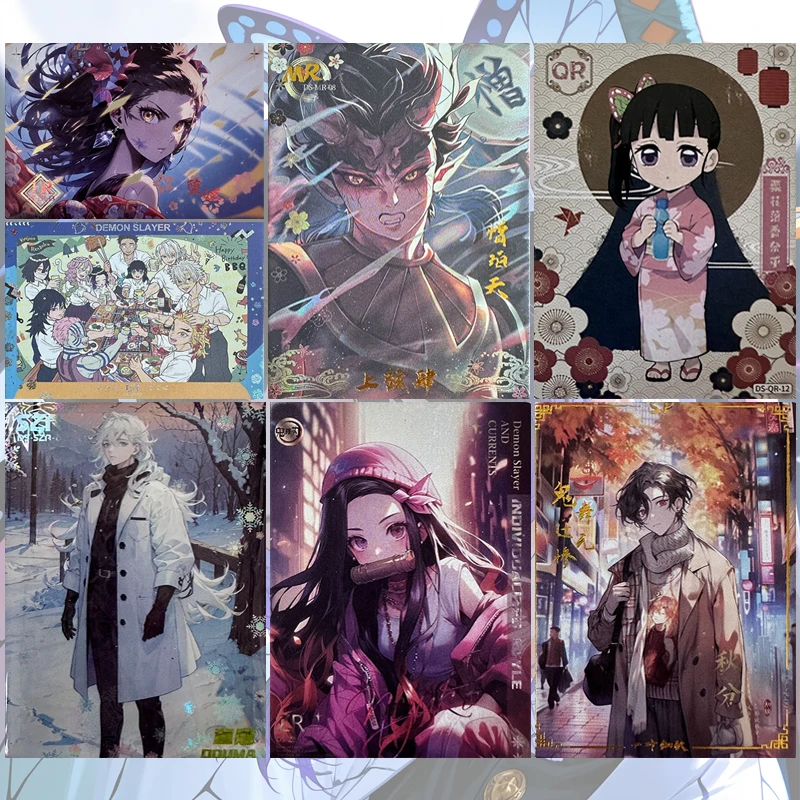 Коллекционные карточки Anime Demon Slayer LR QR GR MR ZR с Агацумой Зеницу и Игуро Обанай, подарки на Рождество и день рождения, детские игрушки
Коллекционные карточки Anime Demon Slayer LR QR GR MR ZR с Агацумой Зеницу и Игуро Обанай, подарки на Рождество и день рождения, детские игрушки