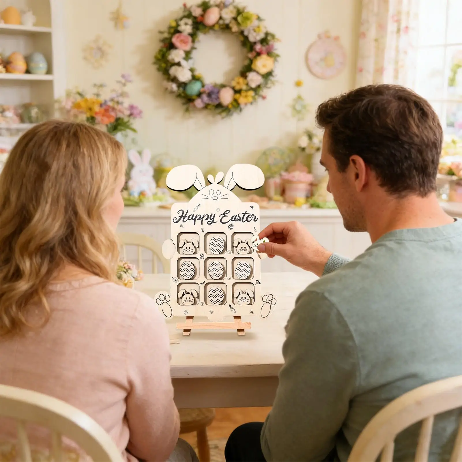 Настольная игра «Крестики-нолики» с пасхальной шахматной доской: многофункциональная развивающая стратегическая игрушка для детей, интерактивная головоломка, игра для родителей и детей
Настольная игра «Крестики-нолики» с пасхальной шахматной доской: многофункциональная развивающая стратегическая игрушка для детей, интерактивная головоломка, игра для родителей и детей