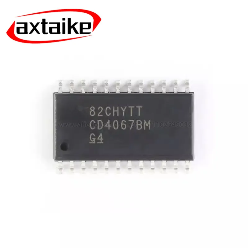 5PCS CD4067BM96 CD4067BM CD4067 SOIC-24 Multiplexer Switch ICs CMOS Sgl 16-Ch Ana Multipl/Demltplxr SOP SMD IC
5PCS CD4067BM96 CD4067BM CD4067 SOIC-24 Multiplexer Switch ICs CMOS Sgl 16-Ch Ana Multipl/Demltplxr SOP SMD IC