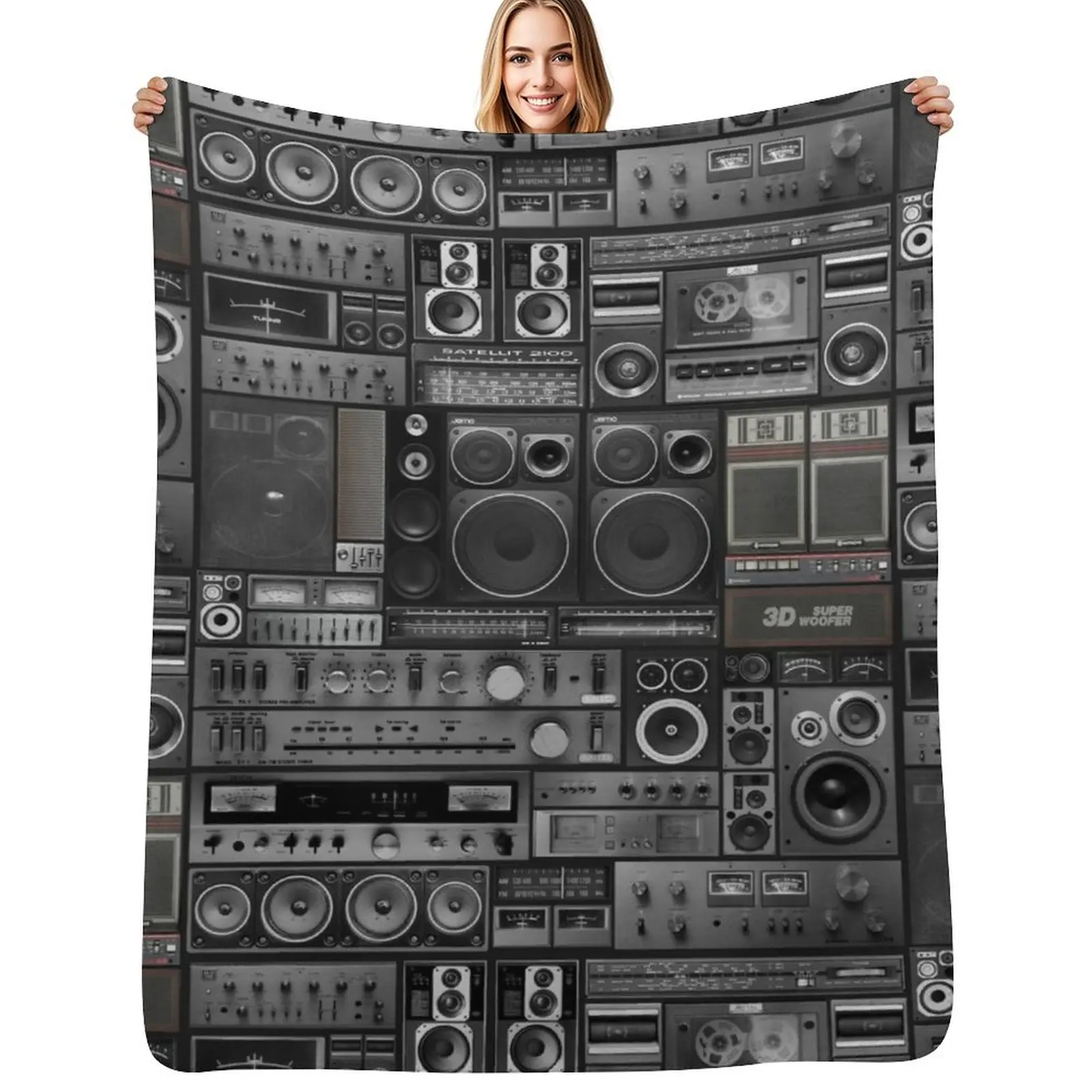 Hifidelity Remix Throw Blanket christmas gifts Kid'S Sofa Throw Luxury Brand Blankets 
Hifidelity Remix Throw Blanket christmas gifts Kid'S Sofa Throw Luxury Brand Blankets
