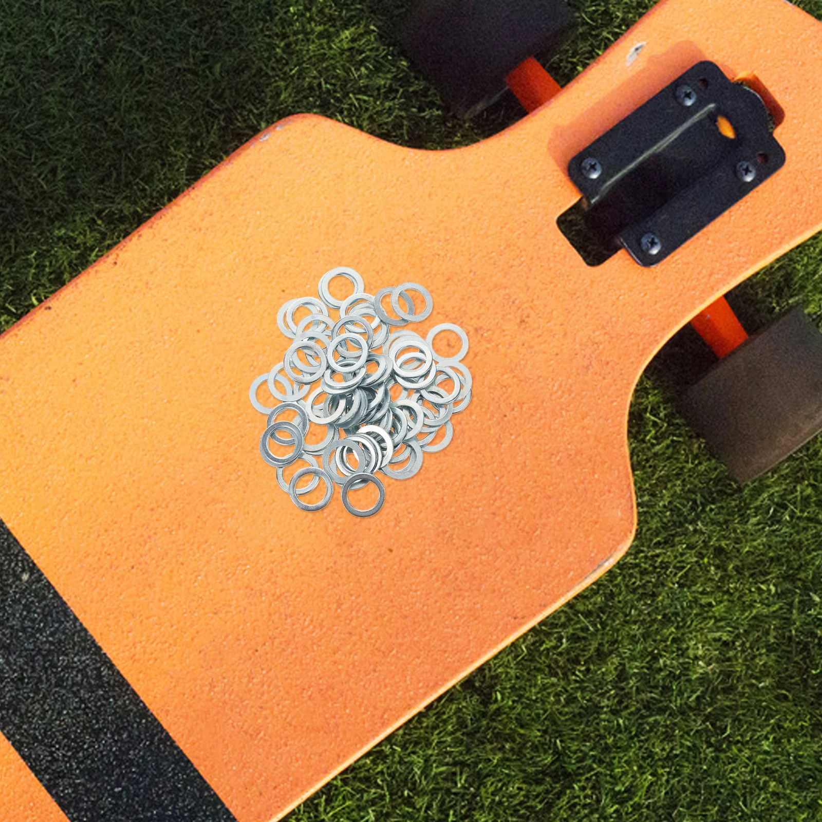 100pcs Skateboard Mount Skate Hardware Spacers Bearings Bridge Aluminum Alloy Pad Parts Hardware Kit
100pcs Skateboard Mount Skate Hardware Spacers Bearings Bridge Aluminum Alloy Pad Parts Hardware Kit