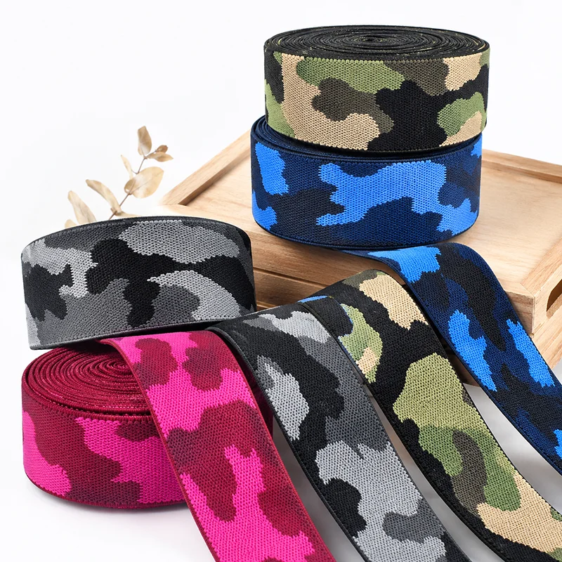 2-10Meters 38mm Polyester Elastic Band Camouflage Rubber Tape for Pants Waist Belt Clothes Sewing Webbing Ribbon Accessories Set
2-10Meters 38mm Polyester Elastic Band Camouflage Rubber Tape for Pants Waist Belt Clothes Sewing Webbing Ribbon Accessories Set
