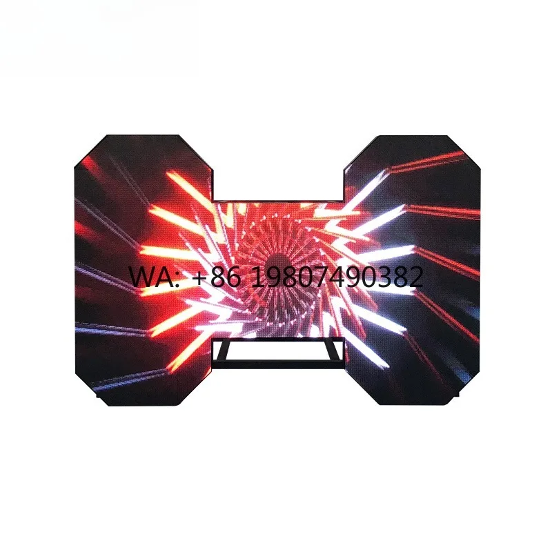 Custom Shaped Full Color LED Video Display Screen Stylish LED DJ Booth For Night Bar Club Stage Visual Decoration
Custom Shaped Full Color LED Video Display Screen Stylish LED DJ Booth For Night Bar Club Stage Visual Decoration
