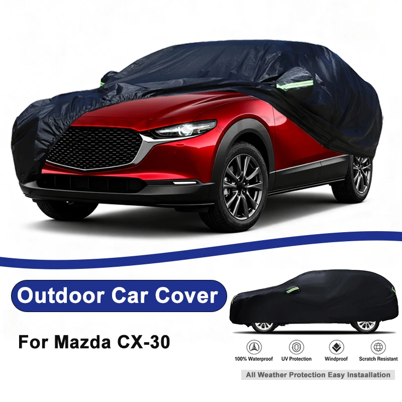 Outdoor Full Car Cover For Mazda CX-30 with Reflective Strips Waterproof Snowproof Dustproof UV Protection Auto Accessory
Outdoor Full Car Cover For Mazda CX-30 with Reflective Strips Waterproof Snowproof Dustproof UV Protection Auto Accessory