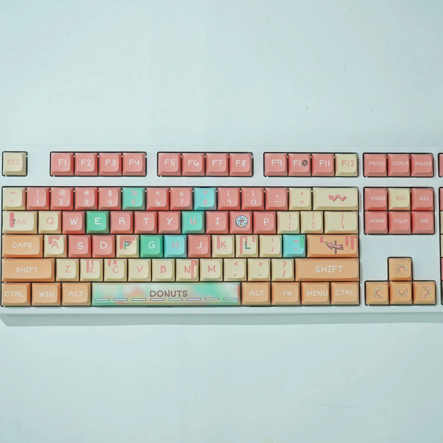 Радуга пончик keycaps 127 клавиш XDA профиль термальная Сублимация механическая клавиатура Keycap аксессуары для клавиатуры
Радуга пончик keycaps 127 клавиш XDA профиль термальная Сублимация механическая клавиатура Keycap аксессуары для клавиатуры