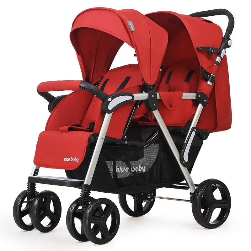 Stroller front and rear seats can sit and lie down Portable folding high landscape
Stroller front and rear seats can sit and lie down Portable folding high landscape