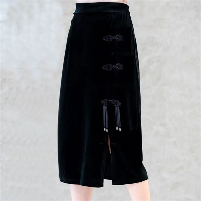 Elegant Black Skirt, 2024 New,Spring Autumn Skirts, Oversized Women's Clothing ,Elastic High Waist Velvet A-line Skirt ,AC945
Elegant Black Skirt, 2024 New,Spring Autumn Skirts, Oversized Women's Clothing ,Elastic High Waist Velvet A-line Skirt ,AC945