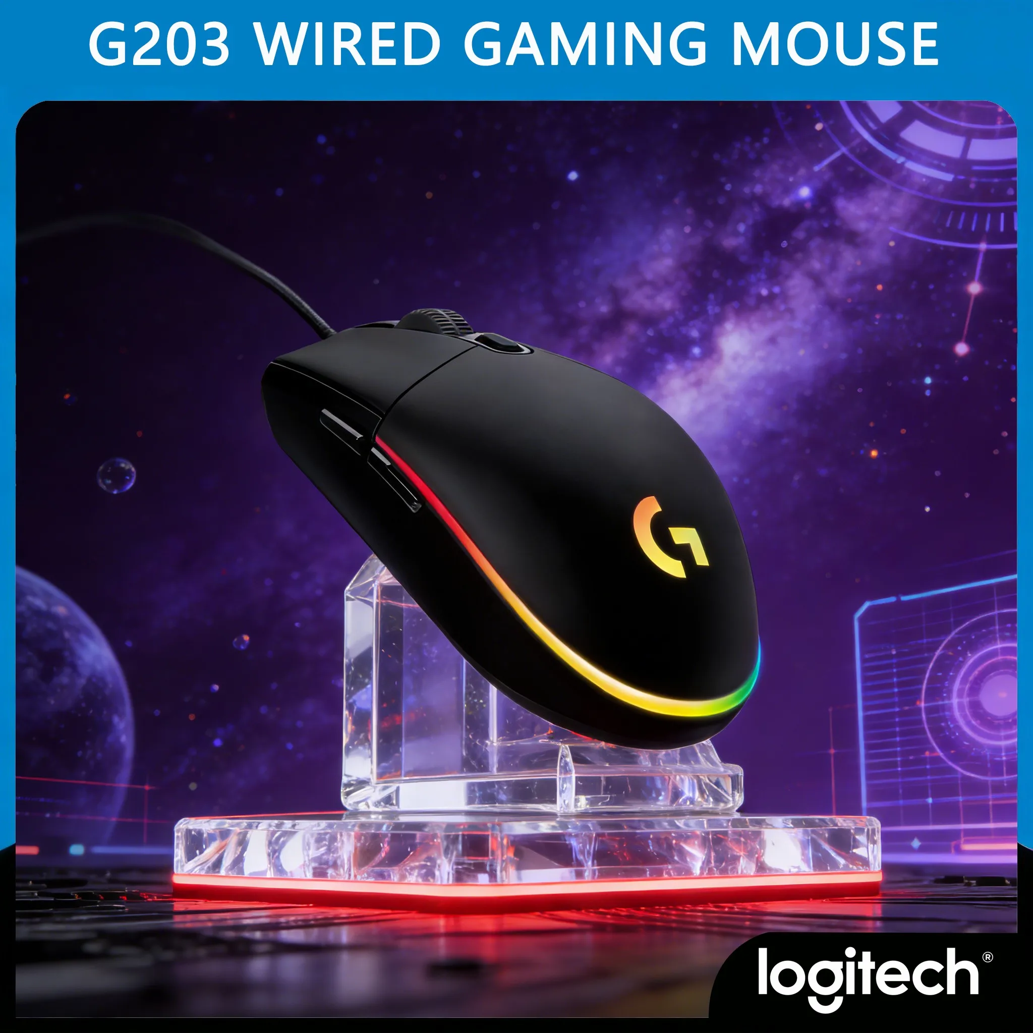 Logitech G203 - Boost Your Workflow with Custom Shortcuts
Logitech G203 - Boost Your Workflow with Custom Shortcuts